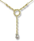 Jewelry : Signature Circle Diamond Pave Lariat