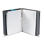 Samsill 81080 Samsill Vinyl Business Card Binder, 200-Card Cap, 11-1/8x10-1/4, Black