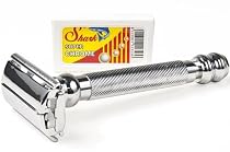 Parker 99R Butterfly Open Double Edge Safety Razor & 10 Shark Super Chrome Blades - Heavyweight + Long Handle!
From Parker Safety Razor
