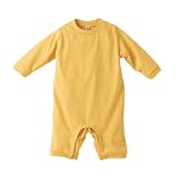 United Athle(ユナイテッドアスレ) | 5143 ベイビー ロングスリーブ ロンパース 6.2oz バナナ 70cm