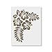 Hibiscus Flower Stencil Template - Reusable Stencil with Multiple Sizes Available