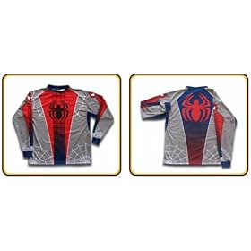 Spider-man BMX Pure Hero Long Sleeve Sports Shirt. Extra Large