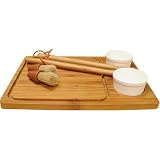 Island Bamboo 15-3/4-by-12-Inch Barbecue Basting Cutting Board and Tray