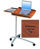 Mobile Laptop Desk (Mahogany/Silver) (30