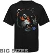 Memphis Tigers Black Blackout Big Sizes T-shirt