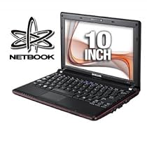 Samsung N110-12PBK 10.1-Inch Black Netbook - 6 Cell Battery (9.5 Hours)