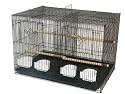 Brand New Aviary Bird Cage 24x16x16W/Divider *Black*