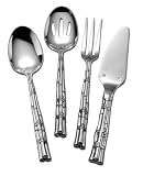 Lunt Sarong Stainless Steel 4-Piece Hostess Set