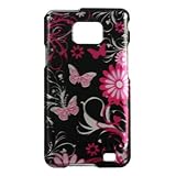 Butterfly Hard Case Snap On Faceplate Cover For Samsung Galaxy S2 i9000