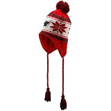 Minnesota Wild Striped Snowflake Knit Hat Size One Size