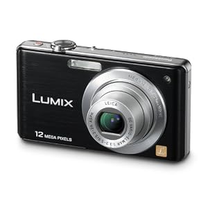 Panasonic Lumix DMC-FS15 Digitalkamera (12 Megapixel, 5-fach opt. Zoom, 6,9 cm (2,7 Zoll) Display, Bildstabilisator) schwarz