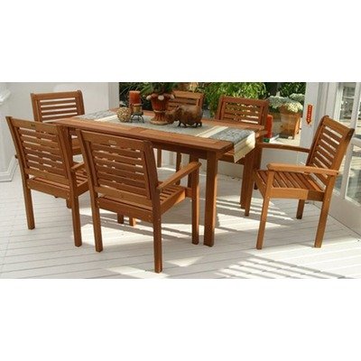Amazonia 6 Person Rectangular Dining Set product image