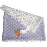 Sweet Ruby Violet Swirl Baby Pacifier Blanket