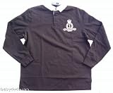 Polo Ralph Lauren - Mens Polo Ralph Lauren Black Rugby Shirt w/ Anchor Crest
