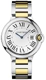 41VVdWeW7FL. SL160  Cartier Midsize W69008Z3 Ballon Bleu Stainless Steel and 18K Gold Watch