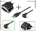 optimas Ladder Becker Active 43 Traffic, Active 43 Talk, Professional 43 Control - Navigation - Navi Charger Ladekabel Ladegerät mit 90° abgewinkelten mini-USB Stecker 90 Grad 1000mA