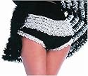 WHITE/WHITE Ruffle back rhumba panty 2888