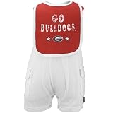 Georgia Bulldogs Infant Pace Romper Bib