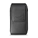 Leather Pouch Protective Carrying Cell Phone Case for HTC HD7 HD2 (T-mobile) / HTC Surround AT&T EVO 4G / HTC Desire / LG Quantum AT&T / Samsung Transform Sprint Fascinate Captivate (Galaxy S) (I9000) / Vibrant (Galaxy S) Android T959 / Motorola Droid Pro Verizon - Black