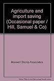 Agriculture and import saving
