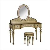 41VVjcwkiDL. SL160  Marie Vanity Desk Set