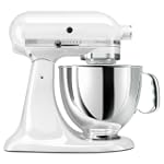 #7: KitchenAid KSM150PSWH Artisan Series 5 Quart Mixer, White KitchenAid KSM150PSWH