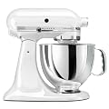 KitchenAid KSM150PSWH Artisan Series 5-Quart Mixer, White