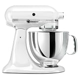 KitchenAid KSM150PSWH Artisan Series 5-Quart Mixer, White ~ KitchenAid