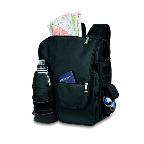 Picnic Time Turismo Insulated Backpack Cooler, Black