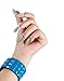Bundle Monster 5pc Women Girls Retro Cool Fashion Popular Finger Nail Ring Punk Design