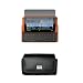 EMPIRE Black Leather Case Pouch with Belt Clip and Belt Loops + Screen Protector for Nokia E7