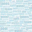 Creative Imaginations - Art Warehouse - Swim Collection by Danelle Johnson - 12x12 Paper - Swim