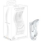 Sinclair Institute Select Invisi-vibe Vibrating Panty Vibe, Clear and White Bullet