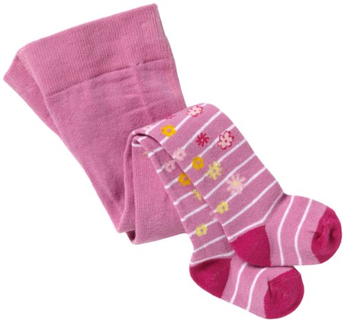 Playshoes Strumpfhose Blumen 499003 M&auml;dchen Strumpfhosen/ Feinstrumpfhosen, Gr. 74/ 80 Ros Preisvergleich