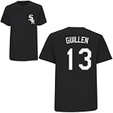 41VVwYEk8 L. SL160  Men`s Chicago White Sox #13 Ozzie Guillen Name and Number Tshirt   M