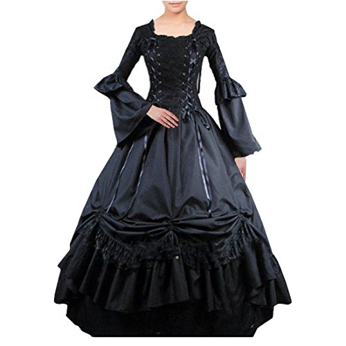 Partiss Women's Classic Lolita Fancy Dress Cosplay Costume Free Petticoat