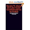 Zur Lehre von der Geschichte und von der Freiheit: (1964/1965) (suhrkamp taschenbuch wissenschaft)