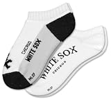 Chicago Whitesox Men's No-Show Socks (2 Pack)