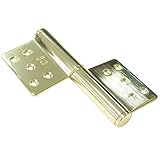 クマモト ステンレス KJ面付丁番 3×127 左 金色 K-33-127 L