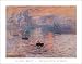 Claude Monet Impression Sunrise Poster Art Print OOP NR - 22