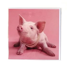 PIGLET by Jo Sax GREETING CARD