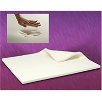 2-Inch Cal King Memory Foam Mattress Topper with Free Memory Foam Pillow