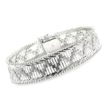 Sterling Silver Pyramid Bolla Bracelet 7.25