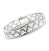 Sterling Silver Pyramid Bolla Bracelet 7.25