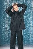 TOURMASTER/CORTECH 2pc PVC RAINSUIT BLACK/BLACK
