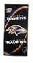 Baltimore Ravens Fiber Reactive Pool/Beach/Bath Towel (Team Color)