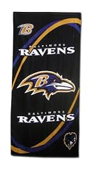 Baltimore Ravens Fiber Reactive Pool/Beach/Bath Towel (Team Color)