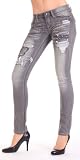 Antique Rivet Marianne - Juniors Jeans-28 (BOWIE BLK STW)