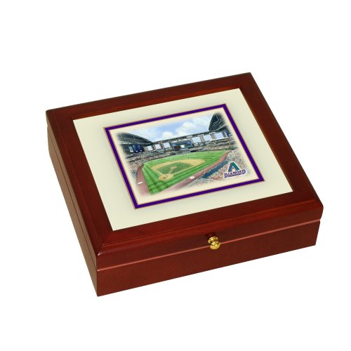 Buy Arizona Diamondbacks Chase Field Stadium Mini Desk Box by Eglomise Designs