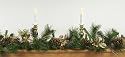 6' Gold Glittered Mixed Pine Artificial Christmas Garland